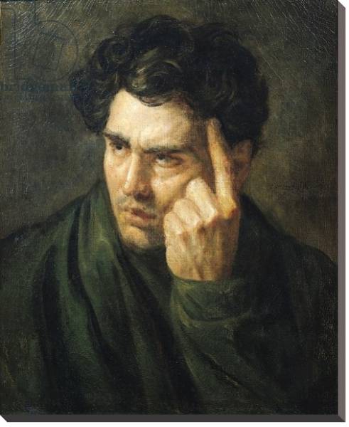 Постер Portrait of Lord Byron 2 с типом исполнения На холсте без рамы