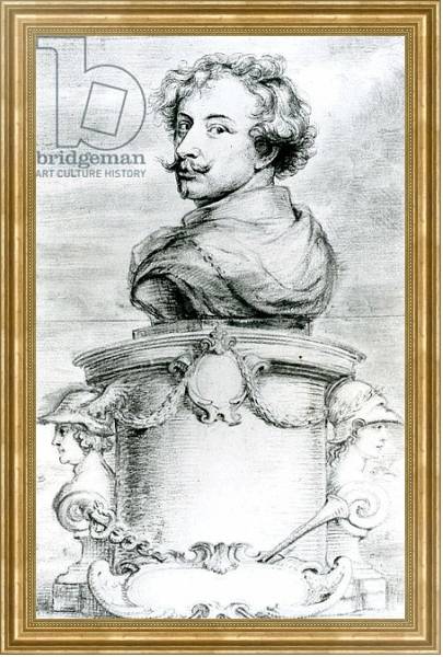 Постер Sir Anthony van Dyck с типом исполнения На холсте в раме в багетной раме NA033.1.051