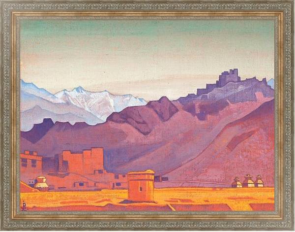 Постер Путь на Тибет с типом исполнения На холсте в раме в багетной раме 484.M48.310