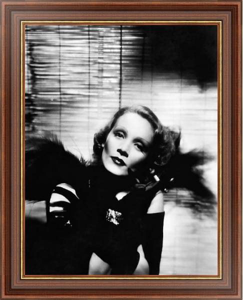 Постер Dietrich, Marlene 15 с типом исполнения На холсте в раме в багетной раме 35-M719P-83