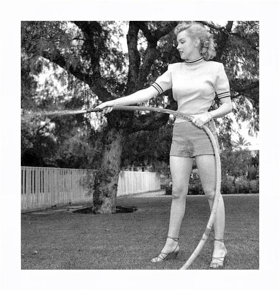 Постер Monroe, Marilyn 94 с типом исполнения На холсте в раме в багетной раме 221-03