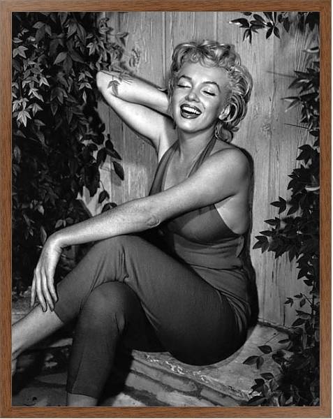 Постер Monroe, Marilyn 129 с типом исполнения На холсте в раме в багетной раме 1727.4310