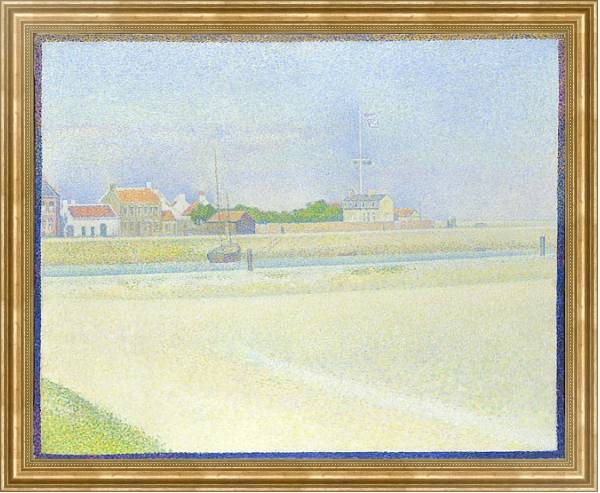 Постер Канал в Гравелине, в Grand Fort-Philippe с типом исполнения На холсте в раме в багетной раме NA033.1.051