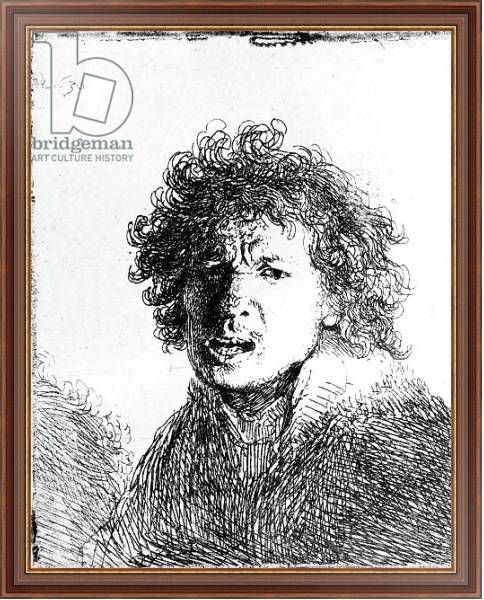 Постер Self Portrait, 1630 с типом исполнения На холсте в раме в багетной раме 35-M719P-83