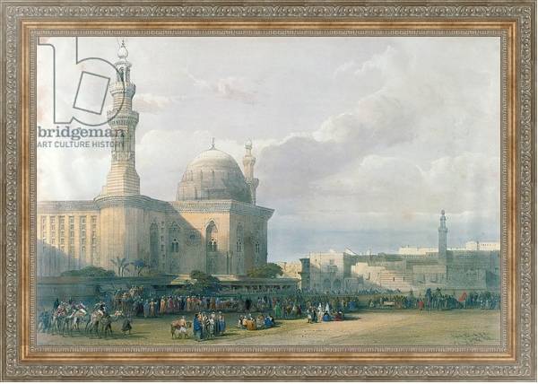 Постер Mosque of the Sultan Hasan from the Great Square of Rumeyleh, Cairo, from 