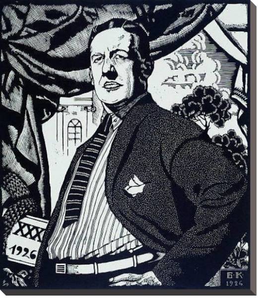 Постер Портрет артиста Большого драматического театра Николая Федоровича Монахова. 1926 с типом исполнения На холсте без рамы