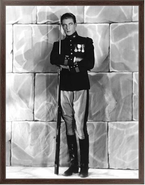 Постер Cooper, Gary (Beau Sabreur) с типом исполнения На холсте в раме в багетной раме 221-02