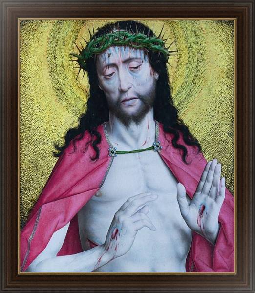 Постер Христос, коронованный колючками с типом исполнения На холсте в раме в багетной раме 1.023.151
