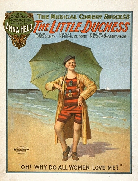Постер The little duchess the musical comedy success. с типом исполнения На холсте без рамы