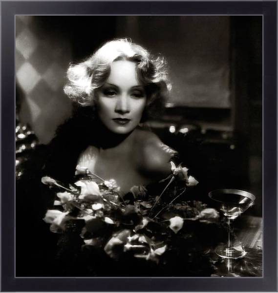 Постер Dietrich, Marlene (Shanghai Express) 5 с типом исполнения На холсте в раме в багетной раме 221-01