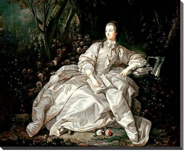 Постер Madame de Pompadour с типом исполнения На холсте без рамы