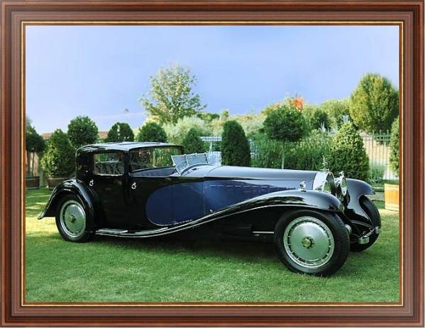 Постер Bugatti Type 41 Coupe de Ville '1929 с типом исполнения На холсте в раме в багетной раме 35-M719P-83