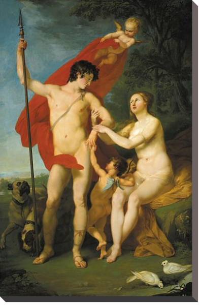 Постер Венера и Адонис. 1782 с типом исполнения На холсте без рамы