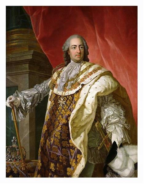 Постер Louis XV с типом исполнения На холсте в раме в багетной раме 221-03