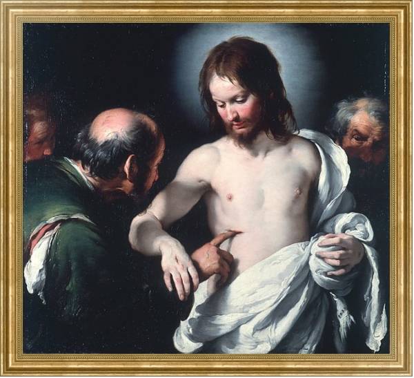 Постер Неверие Святого Томаса 2 с типом исполнения На холсте в раме в багетной раме NA033.1.051