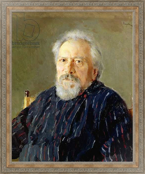 Постер Portrait of Nikolay Leskov с типом исполнения На холсте в раме в багетной раме 484.M48.310