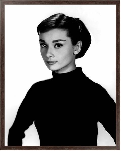 Постер Hepburn, Audrey 14 с типом исполнения На холсте в раме в багетной раме 221-02