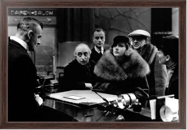 Постер Garbo, Greta (Grand Hotel) 3 с типом исполнения На холсте в раме в багетной раме 221-02