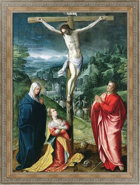 Постер The Crucifixion с типом исполнения На холсте в раме в багетной раме 484.M48.310