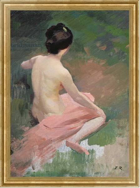Постер Female Nude с типом исполнения На холсте в раме в багетной раме NA033.1.051
