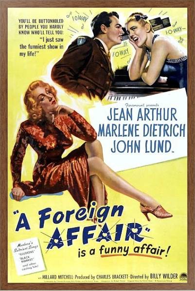 Постер Poster - A Foreign Affair с типом исполнения На холсте в раме в багетной раме 1727.4310