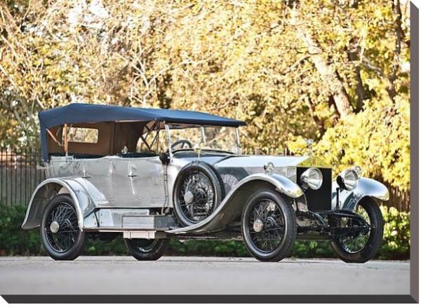 Постер Rolls-Royce Silver Ghost 40 50 Torpedo Phaeton '1921 с типом исполнения На холсте без рамы