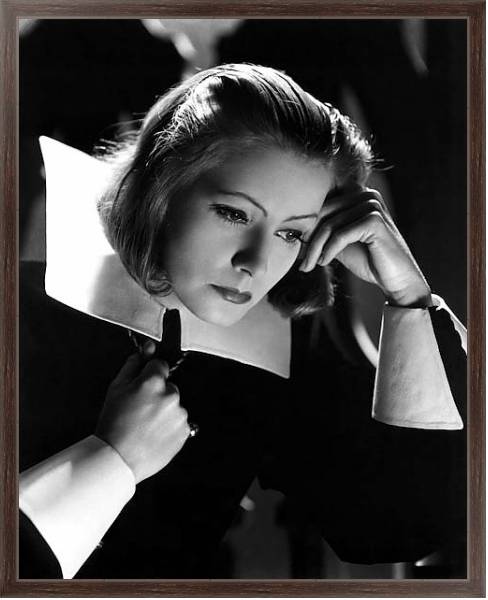 Постер Garbo, Greta (Queen Christina) 3 с типом исполнения На холсте в раме в багетной раме 221-02