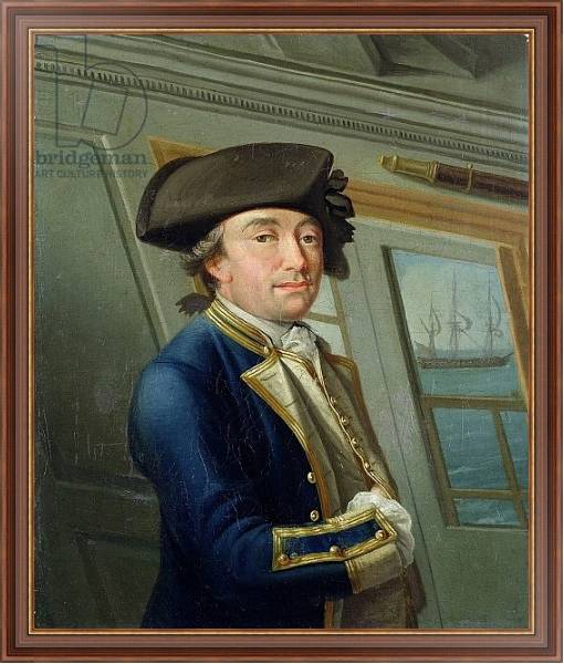 Постер Portrait of Captain William Locker 1769 с типом исполнения На холсте в раме в багетной раме 35-M719P-83