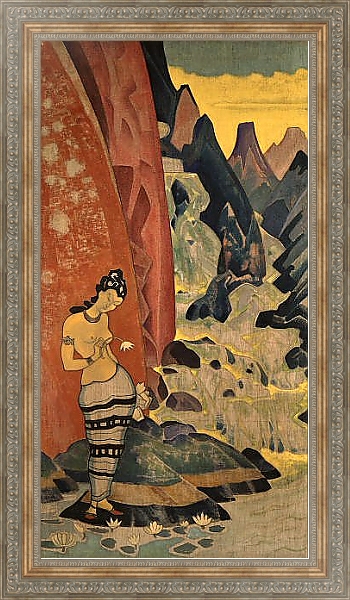 Постер Песнь водопада(Песнь потока 1920.) с типом исполнения На холсте в раме в багетной раме 484.M48.310