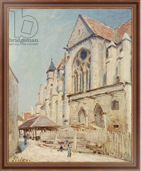 Постер The Church at Moret с типом исполнения На холсте в раме в багетной раме 35-M719P-83