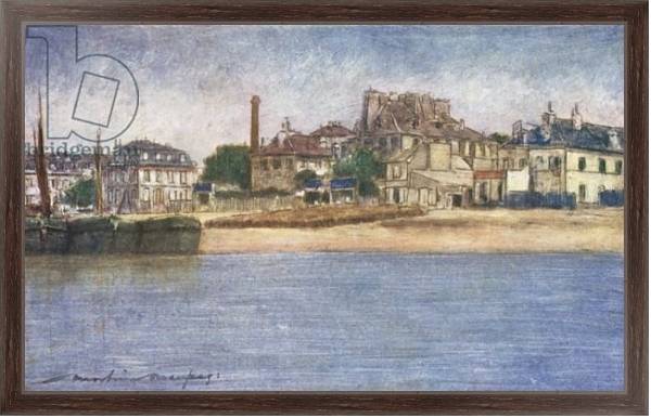 Постер The Seine near Charenton с типом исполнения На холсте в раме в багетной раме 221-02