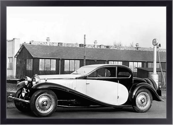 Постер Bugatti Type 50 Coupe Profilee '1931–33 с типом исполнения На холсте в раме в багетной раме 221-01