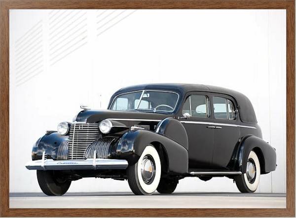 Постер Cadillac Seventy-Five Formal Sedan '1938–41 с типом исполнения На холсте в раме в багетной раме 1727.4310