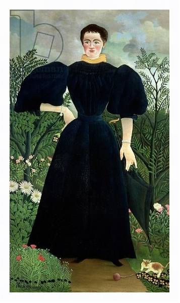 Постер Portrait of a Woman, c.1895-97 с типом исполнения На холсте в раме в багетной раме 221-03