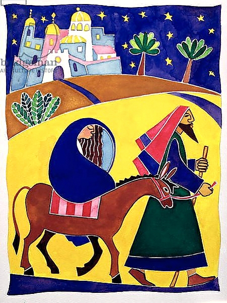 Постер Journey to Bethlehem с типом исполнения На холсте без рамы