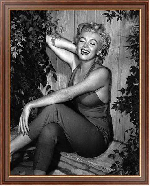 Постер Monroe, Marilyn 129 с типом исполнения На холсте в раме в багетной раме 35-M719P-83