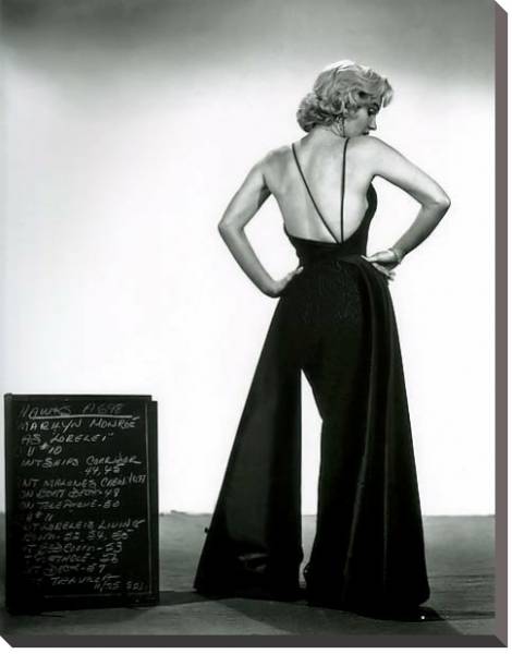 Постер Monroe, Marilyn (Gentlemen Prefer Blondes) 2 с типом исполнения На холсте без рамы