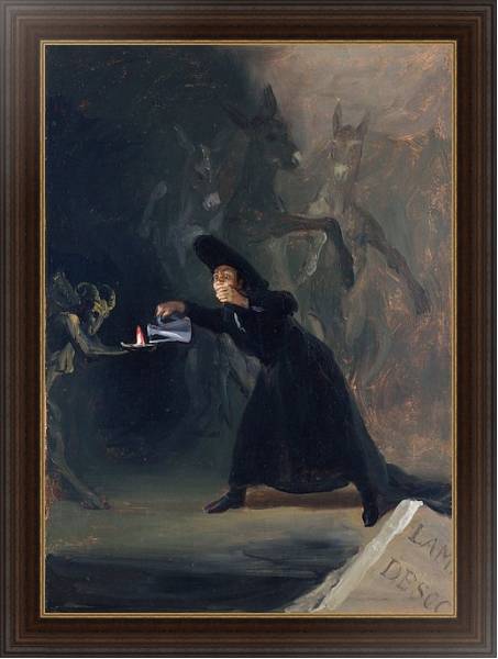 Постер A Scene from 'The Forcibly Bewitched' с типом исполнения На холсте в раме в багетной раме 1.023.151