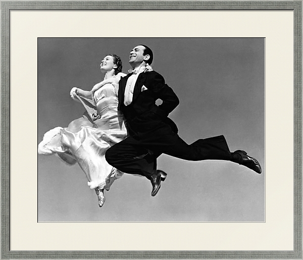Постер Танцующая пара 2 с типом исполнения Под стеклом в багетной раме 1727.2510