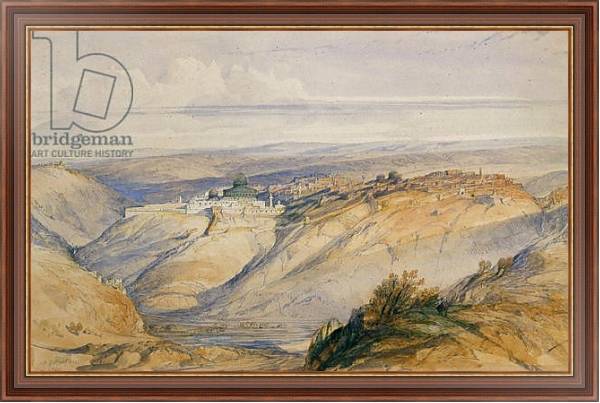 Постер Jerusalem, 1845 с типом исполнения На холсте в раме в багетной раме 35-M719P-83