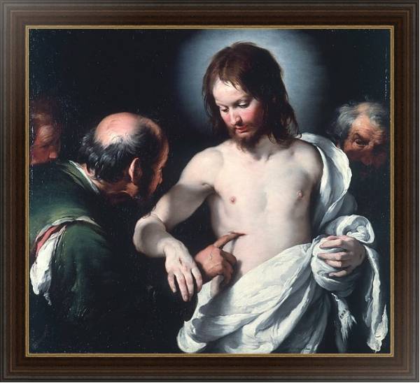 Постер Неверие Святого Томаса 2 с типом исполнения На холсте в раме в багетной раме 1.023.151