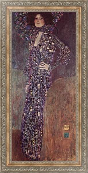 Постер Портрет Эмилии Флёге с типом исполнения На холсте в раме в багетной раме 484.M48.310