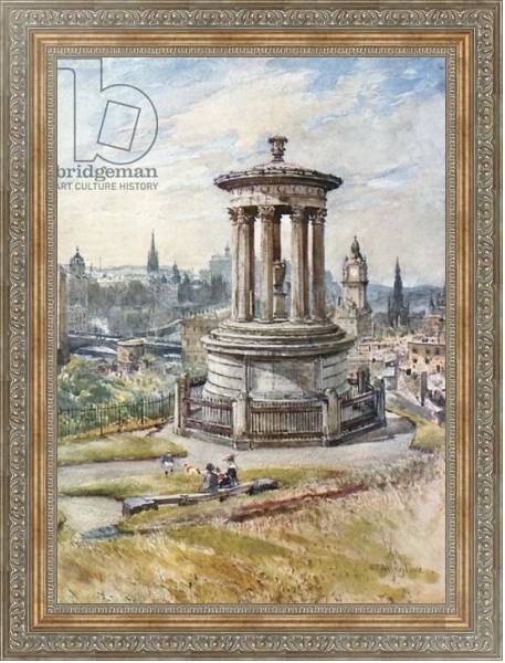 Постер Edinburgh from Calton Hill с типом исполнения На холсте в раме в багетной раме 484.M48.310