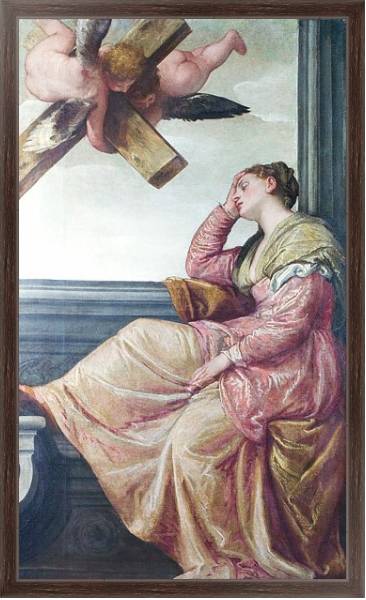 Постер Сон Святой Елены с типом исполнения На холсте в раме в багетной раме 221-02