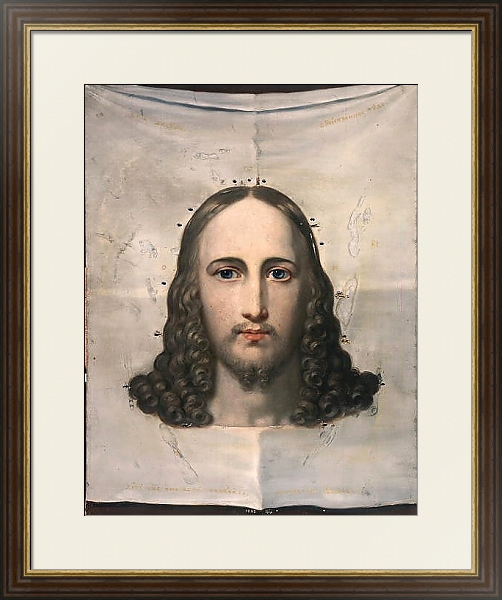 Постер Нерукотворный Спас с типом исполнения Под стеклом в багетной раме 1.023.036