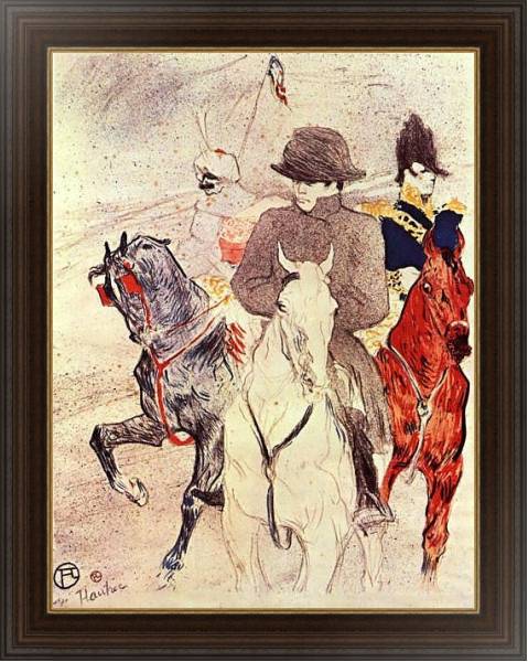 Постер Наполеон с типом исполнения На холсте в раме в багетной раме 1.023.151