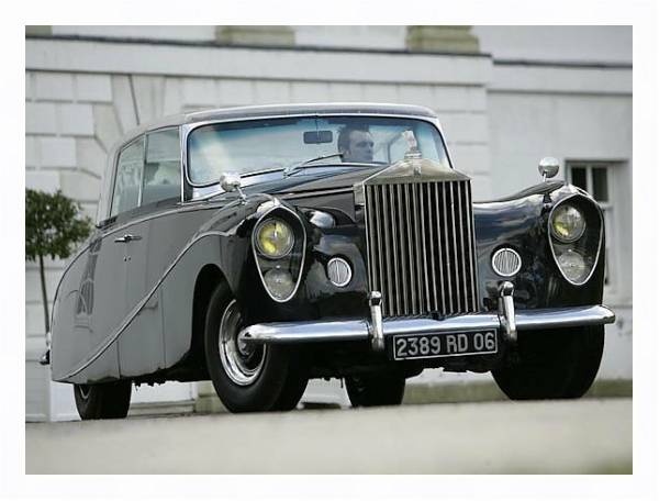 Постер Rolls-Royce Silver Wraith ''Perspex Top'' Saloon by Hooper & Co '1951–59 с типом исполнения На холсте в раме в багетной раме 221-03
