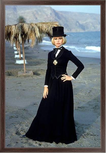 Постер Bardot, Brigitte 34 с типом исполнения На холсте в раме в багетной раме 221-02