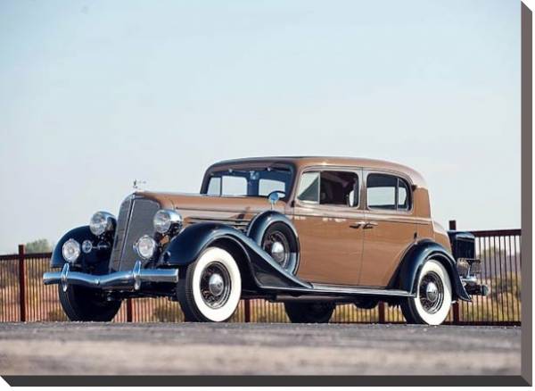 Постер Buick 91 Club Sedan '1934 с типом исполнения На холсте без рамы