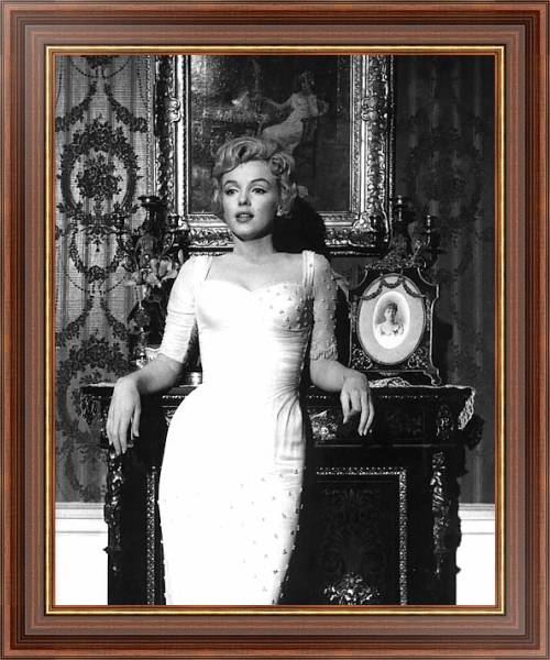 Постер Monroe, Marilyn (Prince And The Showgirl, The) с типом исполнения На холсте в раме в багетной раме 35-M719P-83